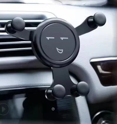1/2/3/4pcs Black/Silver/Gold Car Installation Vent Fashion Gravity Bracket Universal Mobile For Phone GPS Mobile Phone Holder Oasis Select 1pcs Black