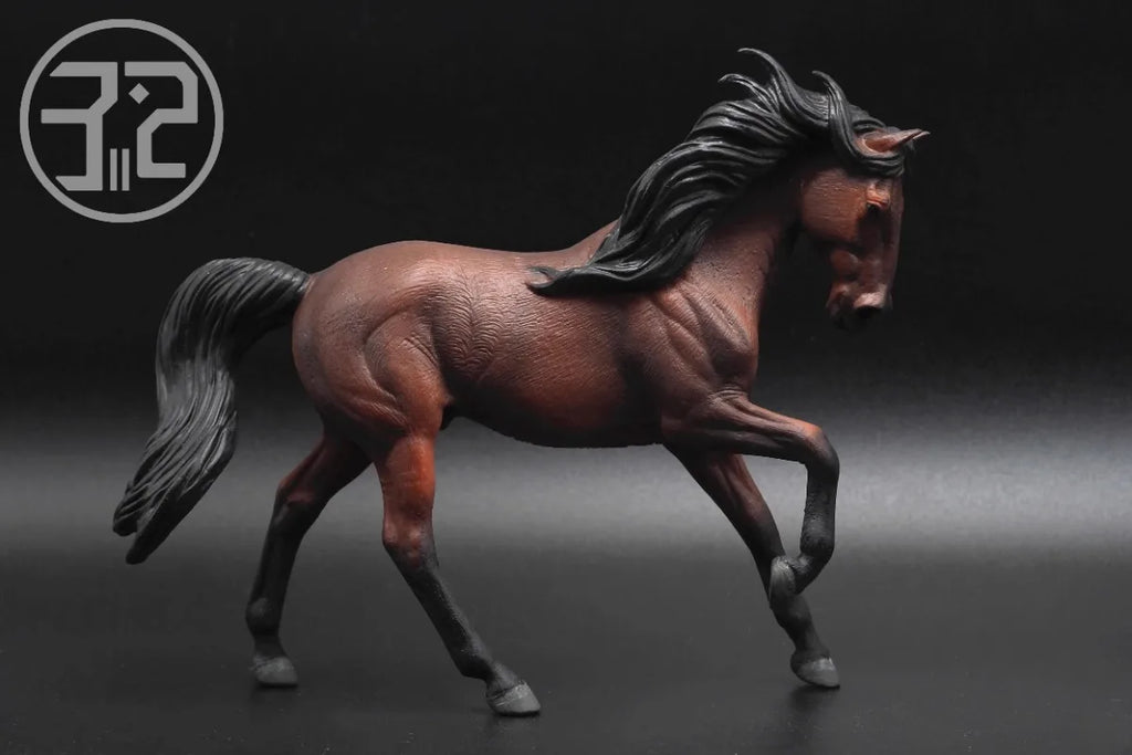 Andalusian Stallion British CollectA Simulation Animal Horse Model Decoration Home Accessories Oasis Select