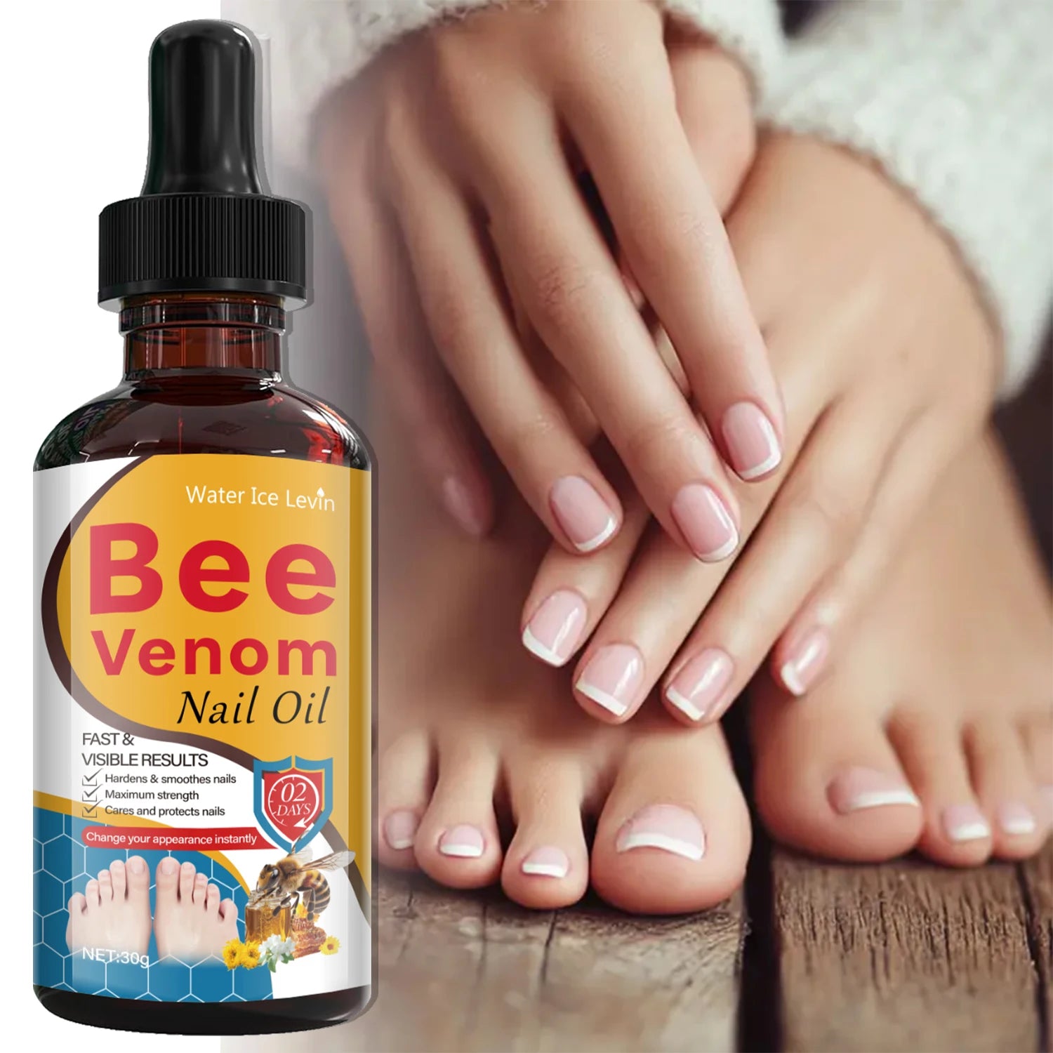 Bee Venom Nail Oil with Salicylic Acid – Strengthen Nails Nail Strengthening Oil Oasis Select
