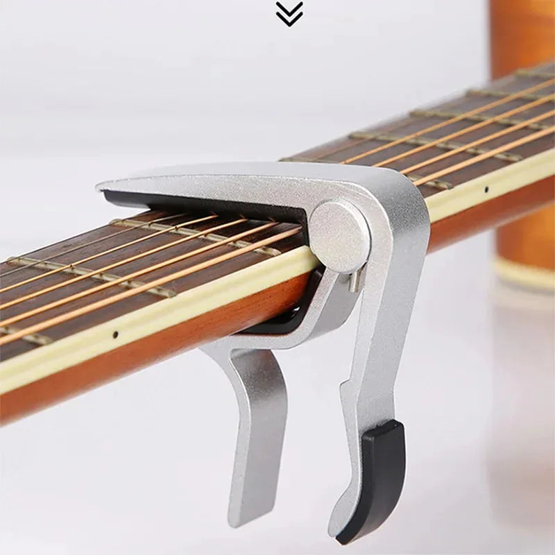 1/2pcs Universal Aluminium Alloy Guitar Capo - Lightweight & Durable Quick-Change Capo For Acoustic Electric And Classic Guitars Oasis Select