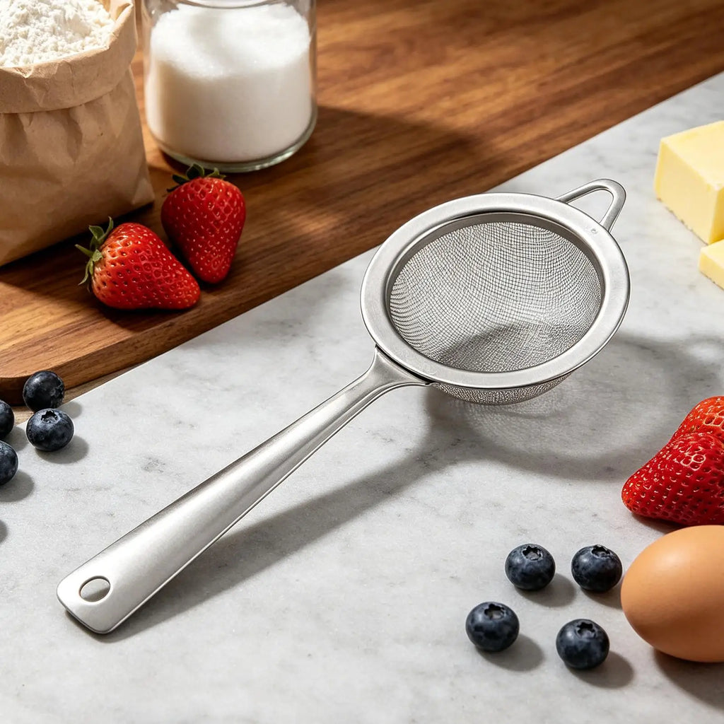 Flour Duster for Baking Stainless Steel Even Dispensing Baking Powdered Sugar Duster for Enthusiasts Professionals Beginners Oasis Select