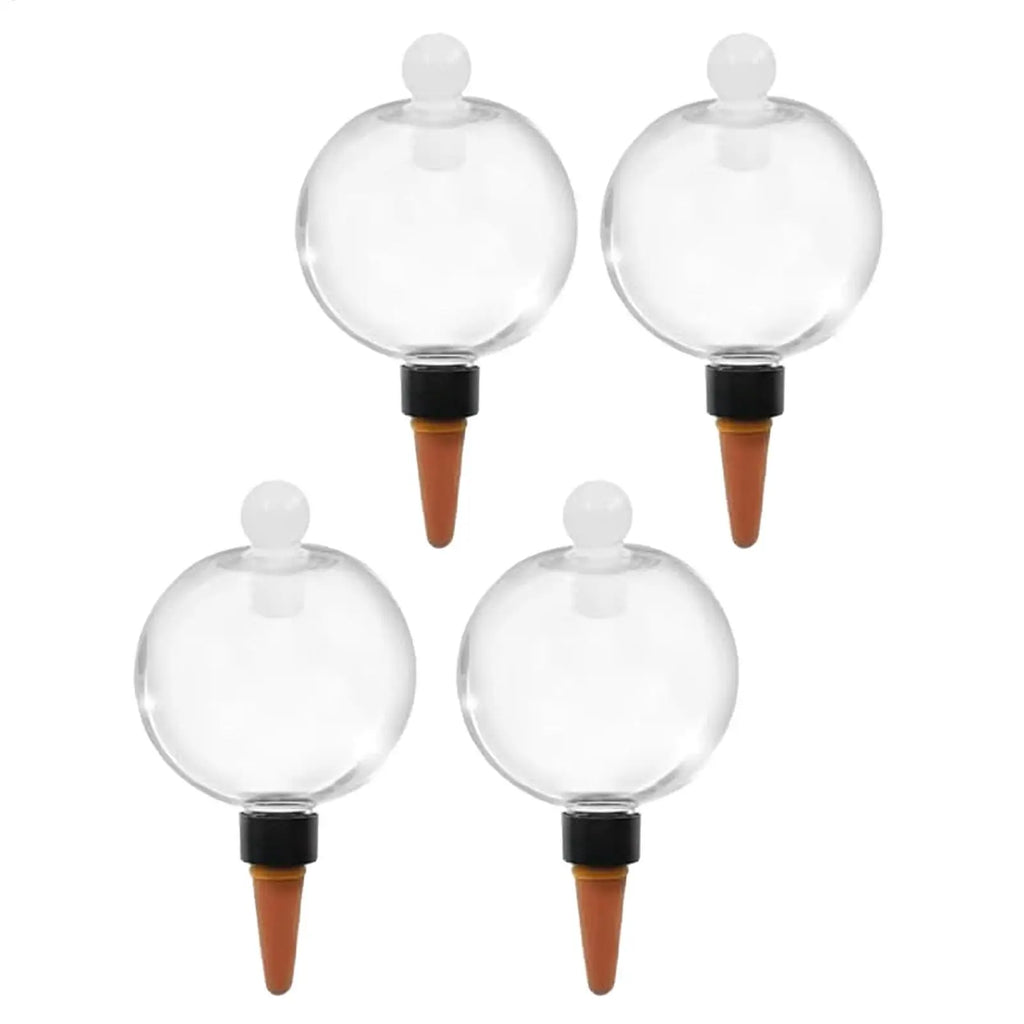 4Pcs Plastic Automatic Plant Watering Bulbs 500ml Globes Shape Self Watering Device Drip Irrigation System for Potted Plants Oasis Select