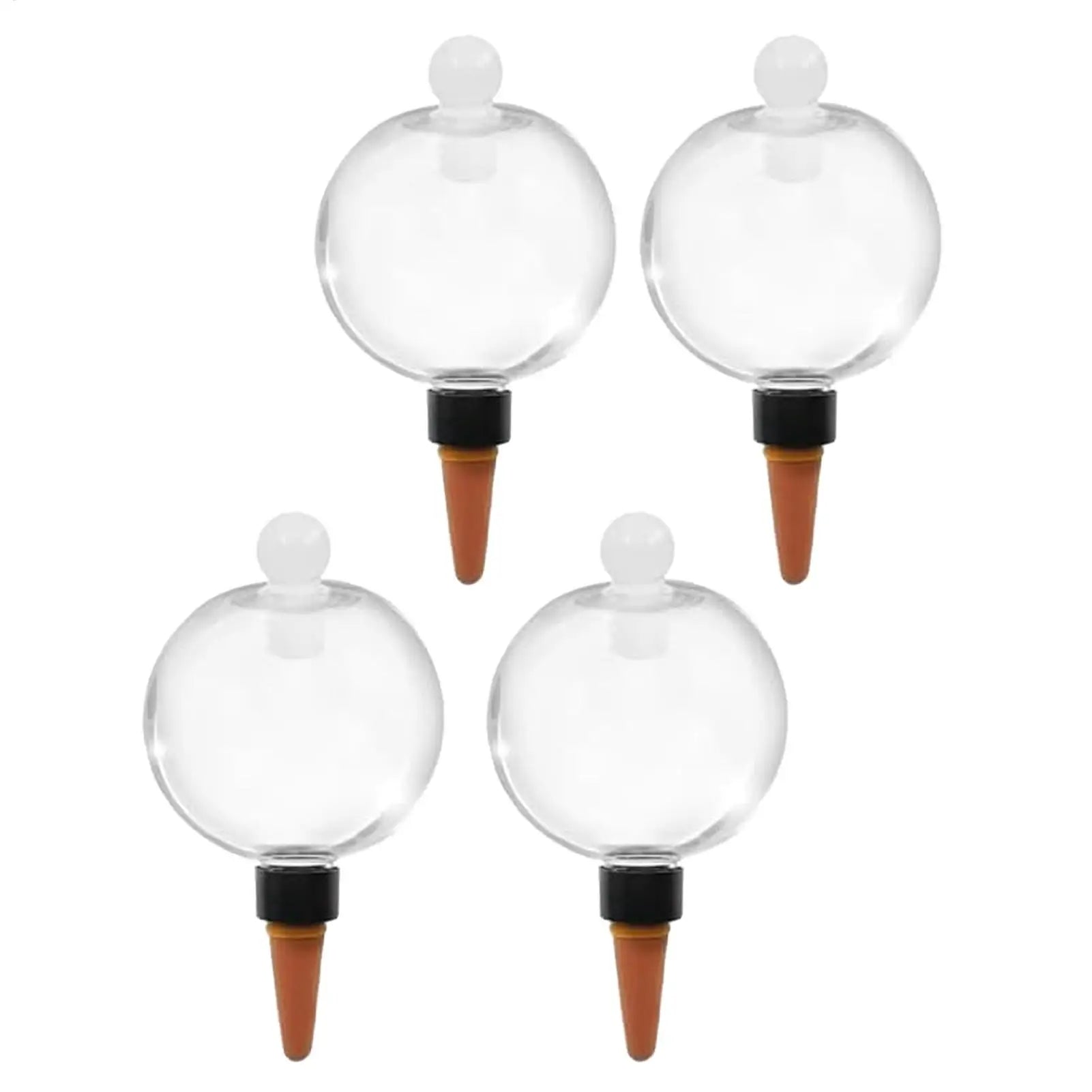 4Pcs Plastic Automatic Plant Watering Bulbs 500ml Globes Shape Self Watering Device Drip Irrigation System for Potted Plants Oasis Select