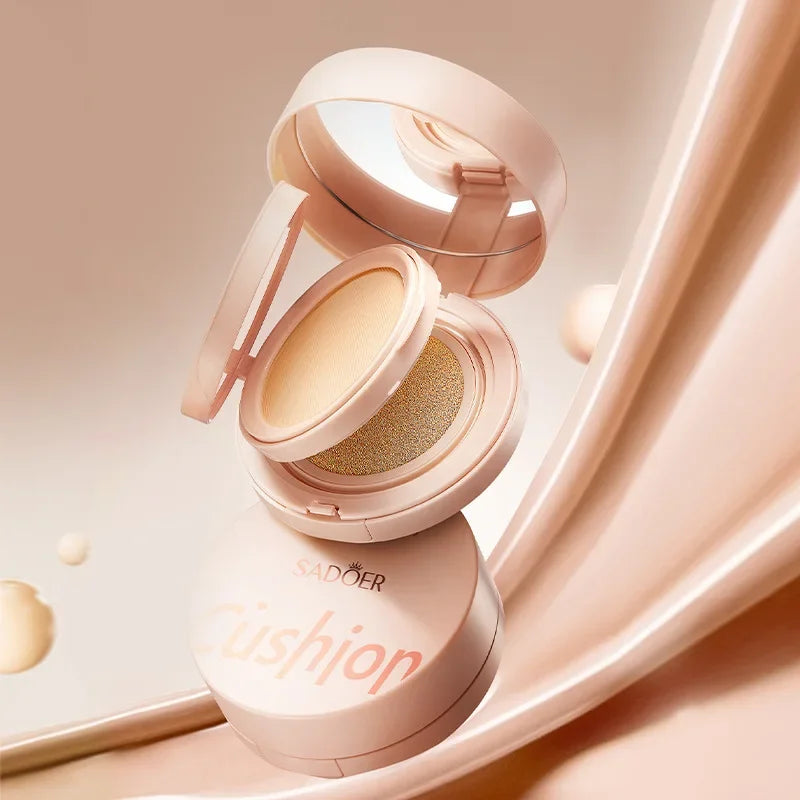 Sadoer 2-in-1 Powder Cushion BB Cream – Brightening Concealer