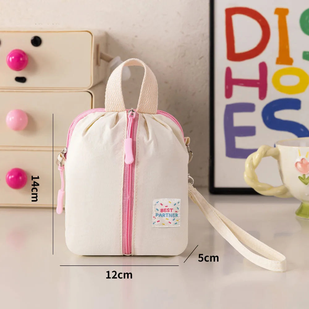 Macaron Mini Travel Bag – Portable Makeup & Cosmetics Organizer