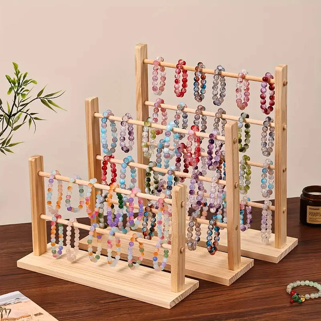 1pc Jewelry Storage Rack, Suitable for Storing Bracelets, Wooden Display Stands for Dressing Tables, Jewelry Towers Oasis Select