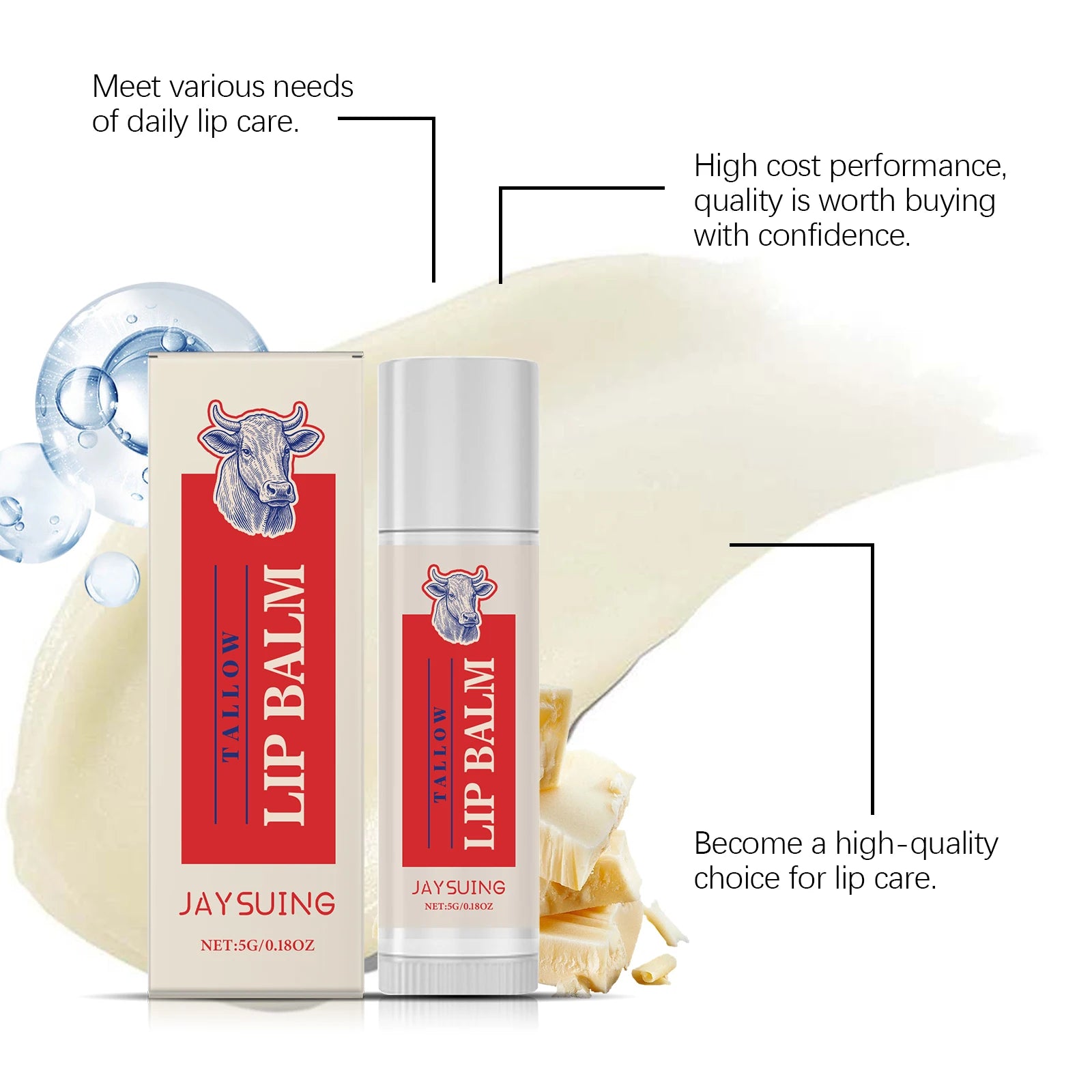 Moisturizing Lip Balm Repair Fine Lines Improve Dryness Exfoliating Remove Dark Anti-Cracking Repairing Hydrating Lip Treatment Oasis Select