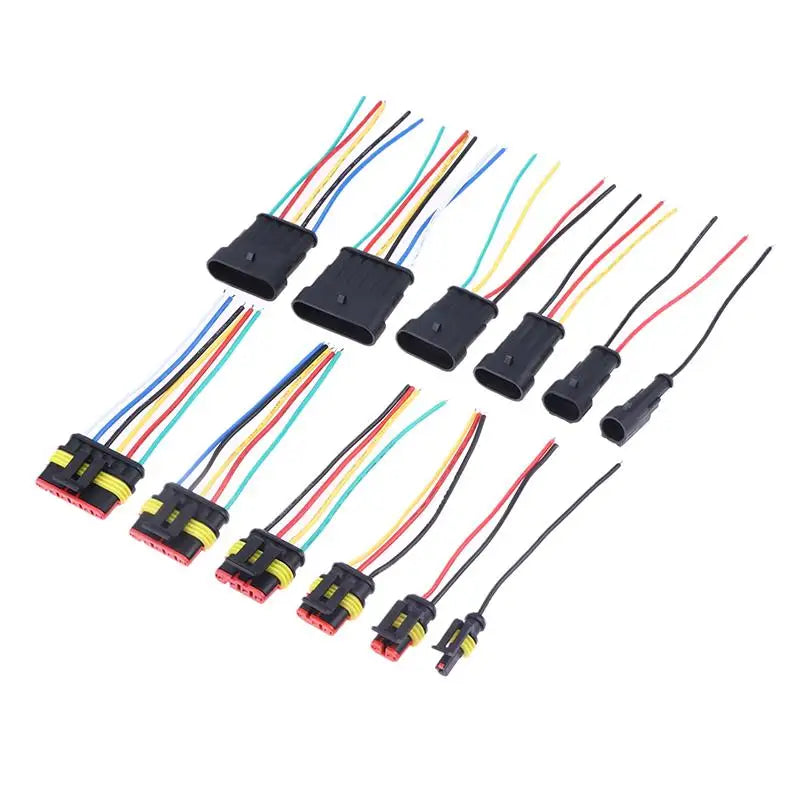 1-6 Pin Male/Female Electrical Connector Kit, 18AWG, Quick Disconnect Socket for Truck, Car Rapid Wiring Solutions Oasis Select