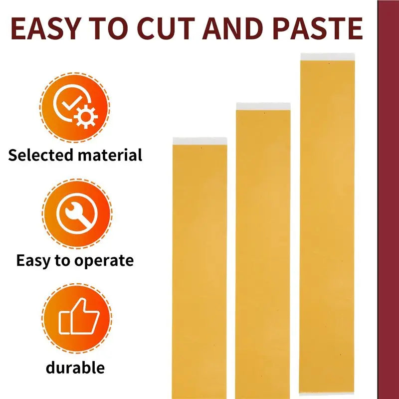 LIKE WISH 12Pcs Zero Gapwoodworking Tape,For More Accurate Cuts On Miter Saw, Zero Clearance Insert For Positioning Wood Cutting Oasis Select