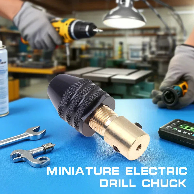 2mm-5mm Universal Small Electronic Drill Bit Collet Mini Chuck Tool Set Fixture Clamp Multifunction Micro Electric Drill Chuck Oasis Select