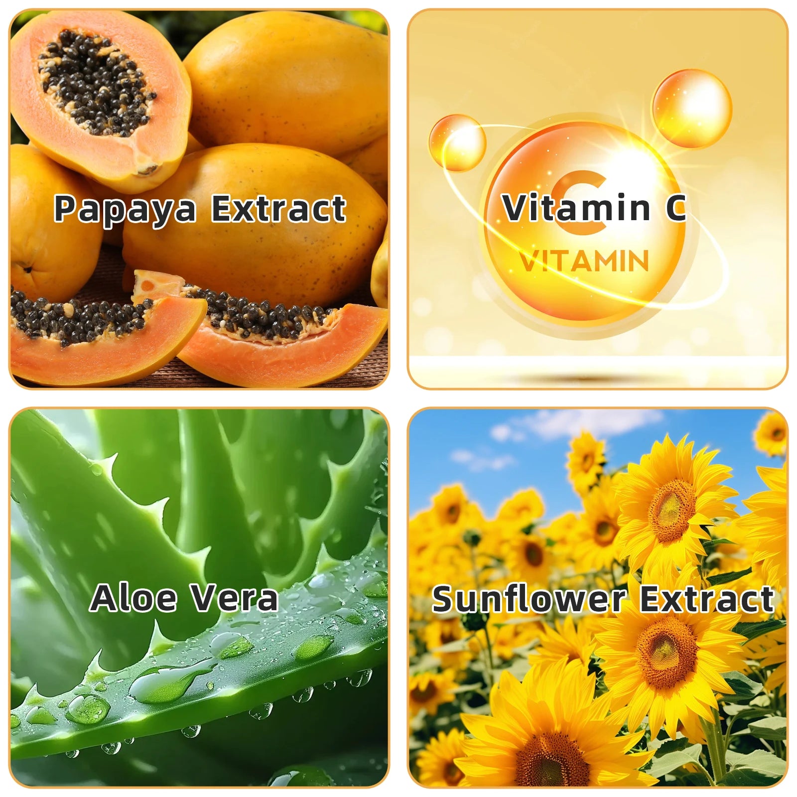 Ottilavie Papaya Vitamin C Serum – Brightening Face Essence Brightening Face Serum Oasis Select