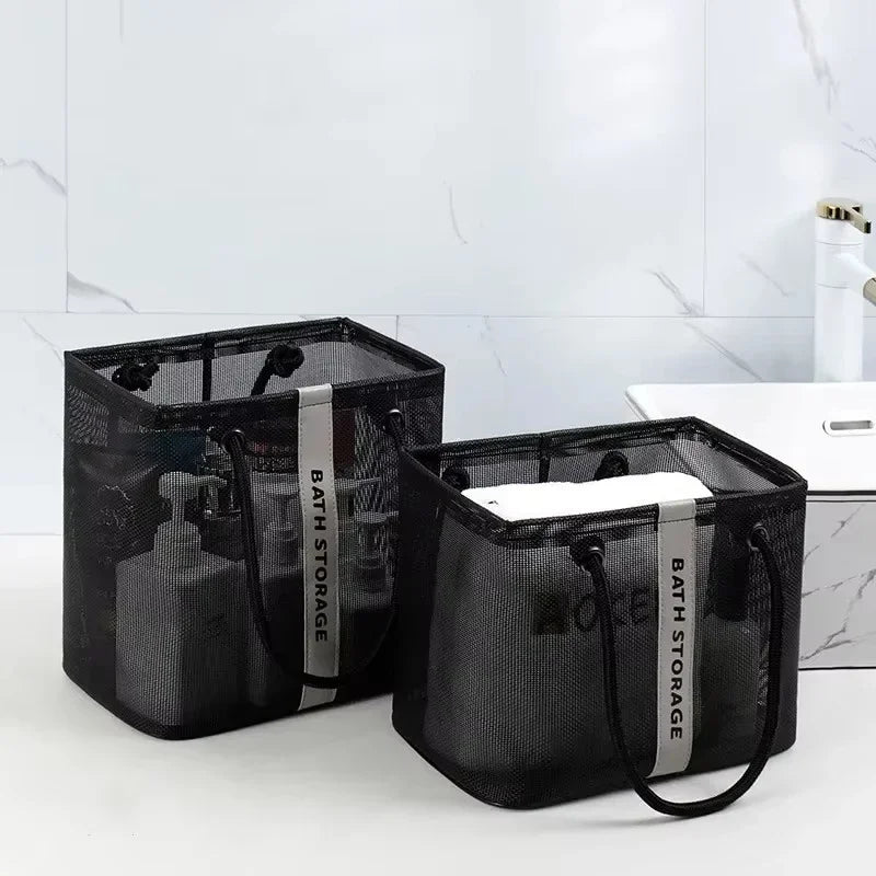 2026 New Arrival！Large Capacity Transparent Cosmetic Bag Portable Travel Shower Makeup Pouch Wash Handbag Toiletries Organizer Oasis Select