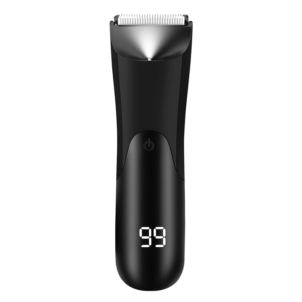 AFDEAL Electric Body Hair Trimmer – Ceramic Blade & LED Display