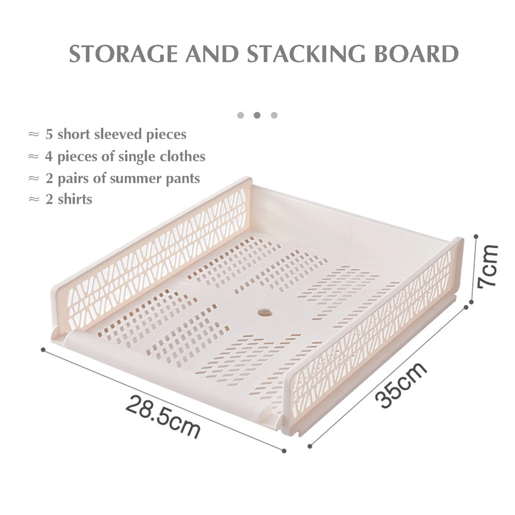 Bedroom Storage Shelves Wardrobe Closet Layered Partitions Home Drawers Organizer Stackable Storage Box Space Separation Tool Oasis Select large