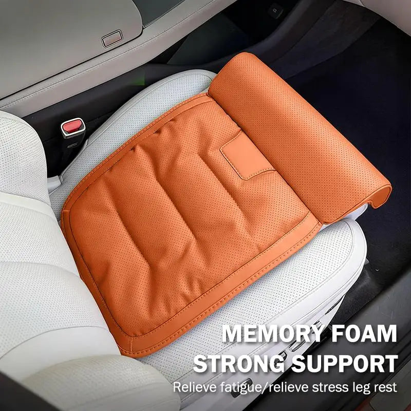 Car Seat Cushion With Leg Support Universal Car Seat Protection Cover With Extension Leg Rest Padding Relieve Fatigue Oasis Select