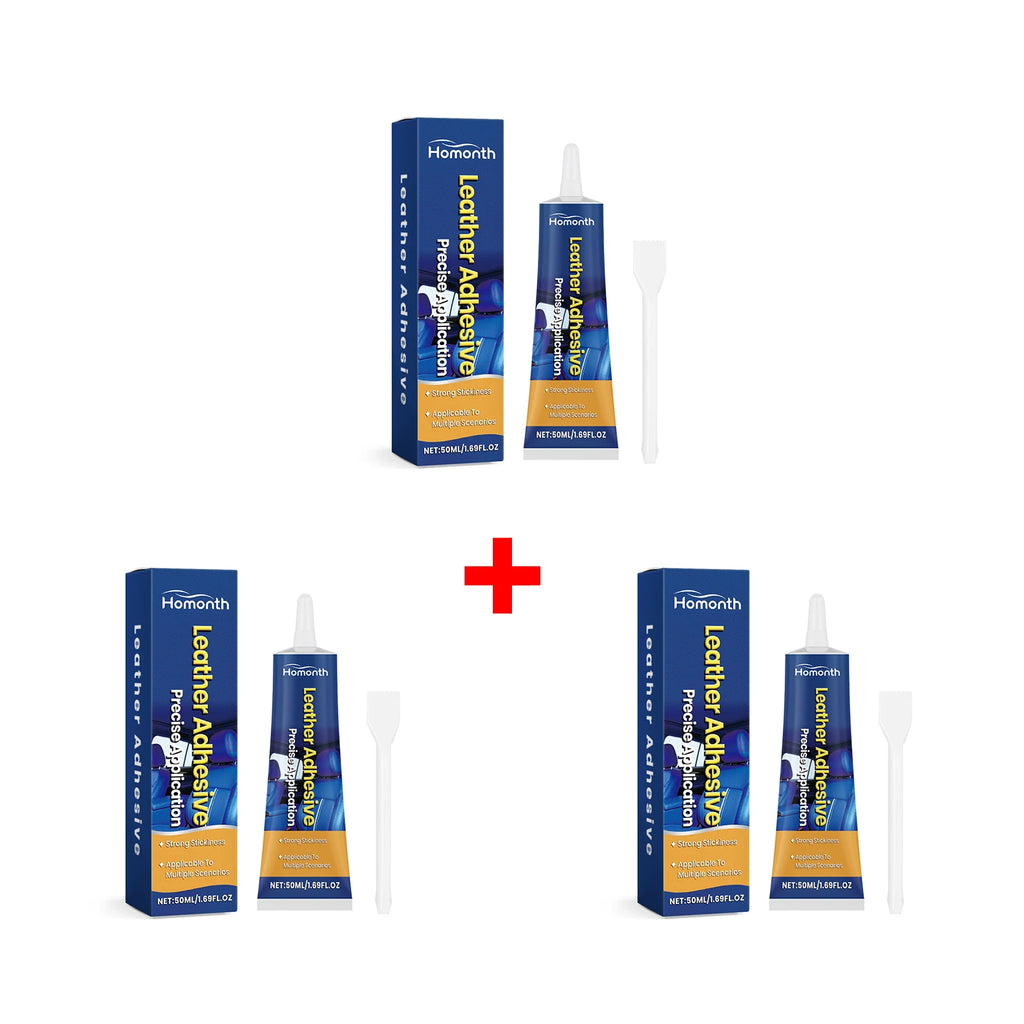 Leather Adhesive for Leather Shoes Bags Strong Adhesion Waterproof Quick Dry Avoid Drilling Nailing Car Leather Care Oasis Select 3pcs