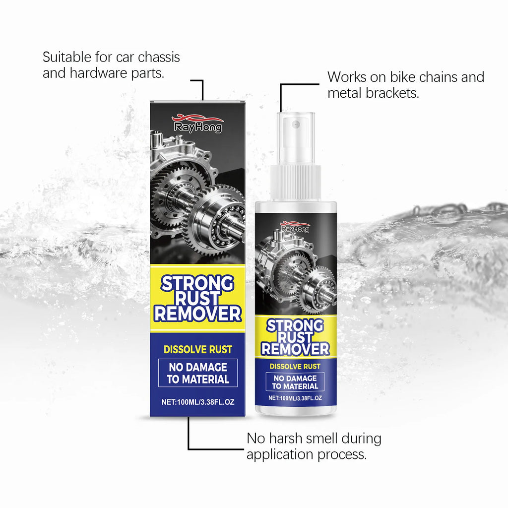 Automobile Rust Removal Spray Brake Maintenance Cleansing Metal Chrome Paint Surface Inhibitor Lubricant Truck Derusting Spray Oasis Select