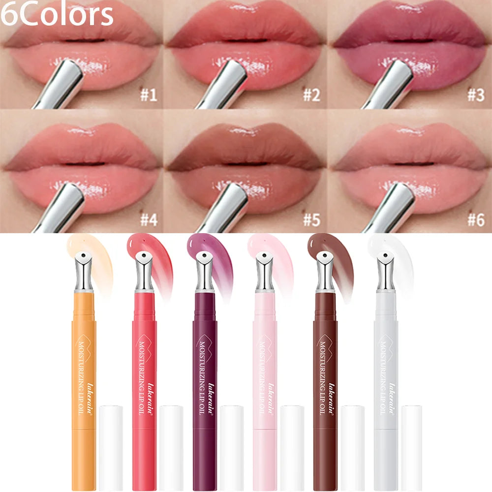 Lakerain Plumping Lip Gloss Hydrating Moisturizing Long Lasting Lip Oil Transparent Lip Tint Daily Lip Care Makeup Cosmetics Oasis Select