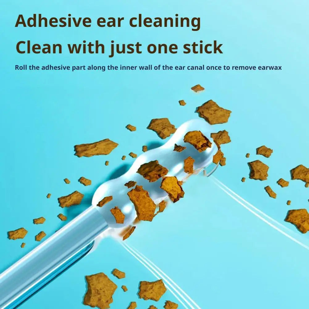 24-Pack Silicone Adhesive Ear Picks – Reusable Earwax Remover