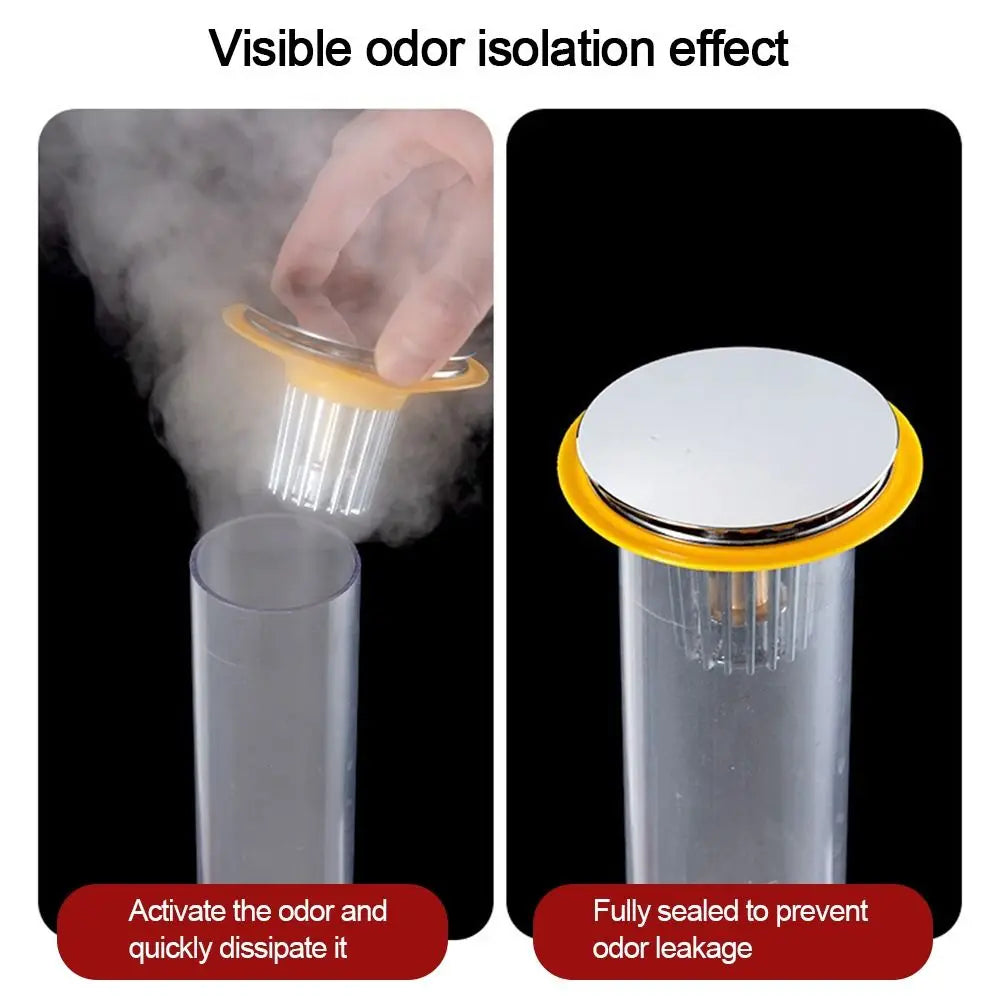 Plastic Floor Drain Filter Mesh Hair Trap Anti-clog Pop Up Drain Filter Multifunctional Sealing Cover Shower Leak Net Oasis Select