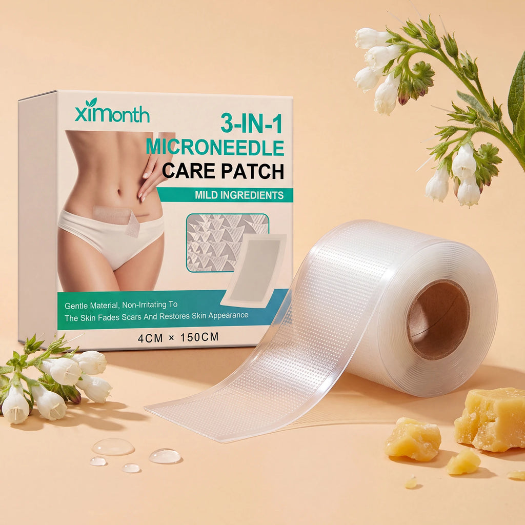 Microneedle Silicone Body Care Patch 4cm×150cm | Breathable