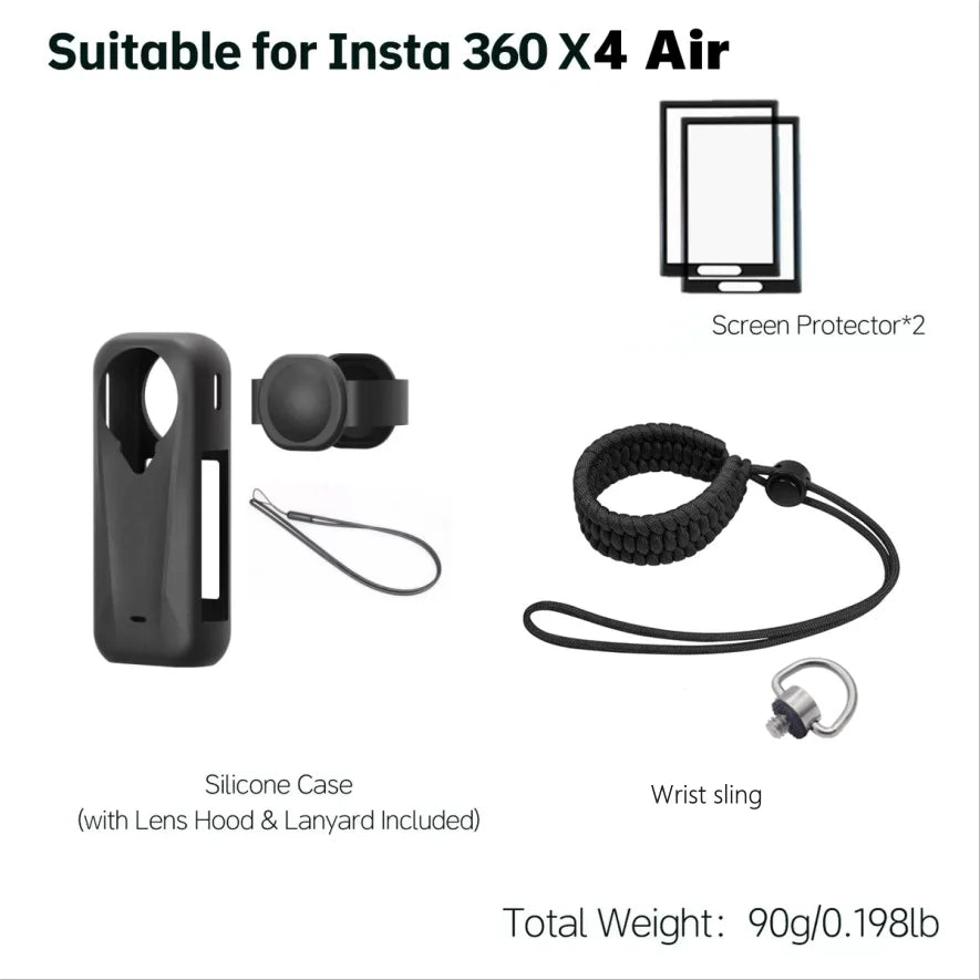 Insta360 X4 Air Accessories Kit – Screen Protector & Lens Guard