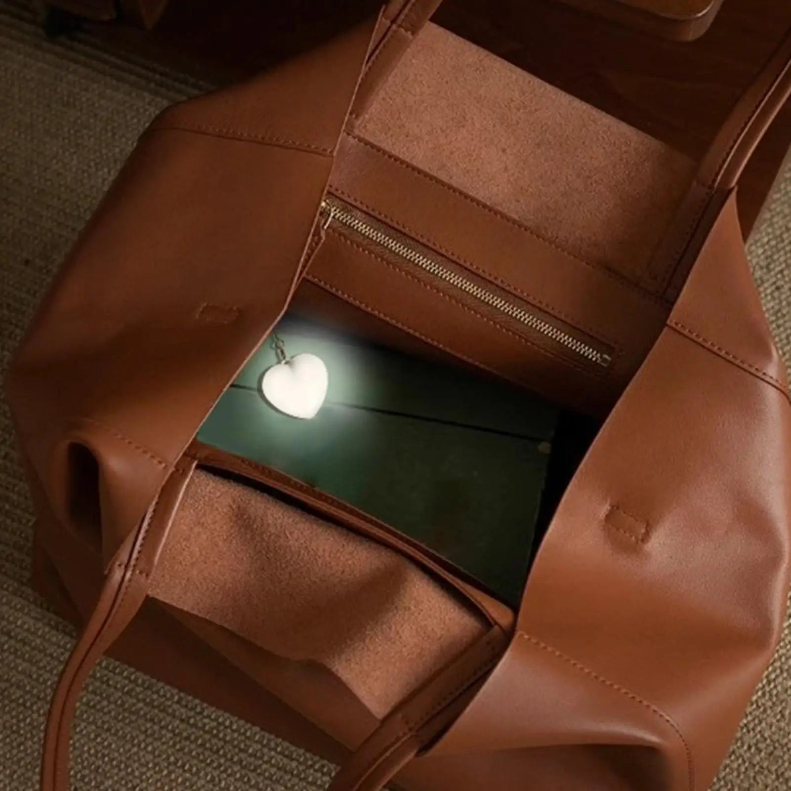 Purse Lights LED Purse Light Touch Activated Romantic Heart-Shaped Lamp No Glare with High Brightness for Traveling Camping Oasis Select