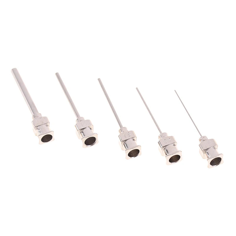 5Pcs Gauge Blunt Stainless Dispensing Syringe Needle Tip 12/16/18/20/25/38G Oasis Select