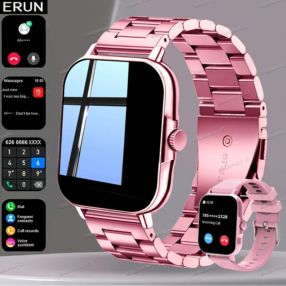 ERUN 2026 Smart Watch – Multi-Sport, Sleep & Voice Assistant