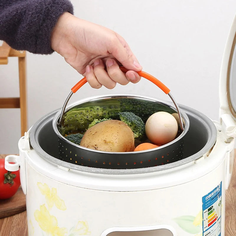 Stainless Steel Steamer Basket for 3/6/8 Qt Pressure Cooker