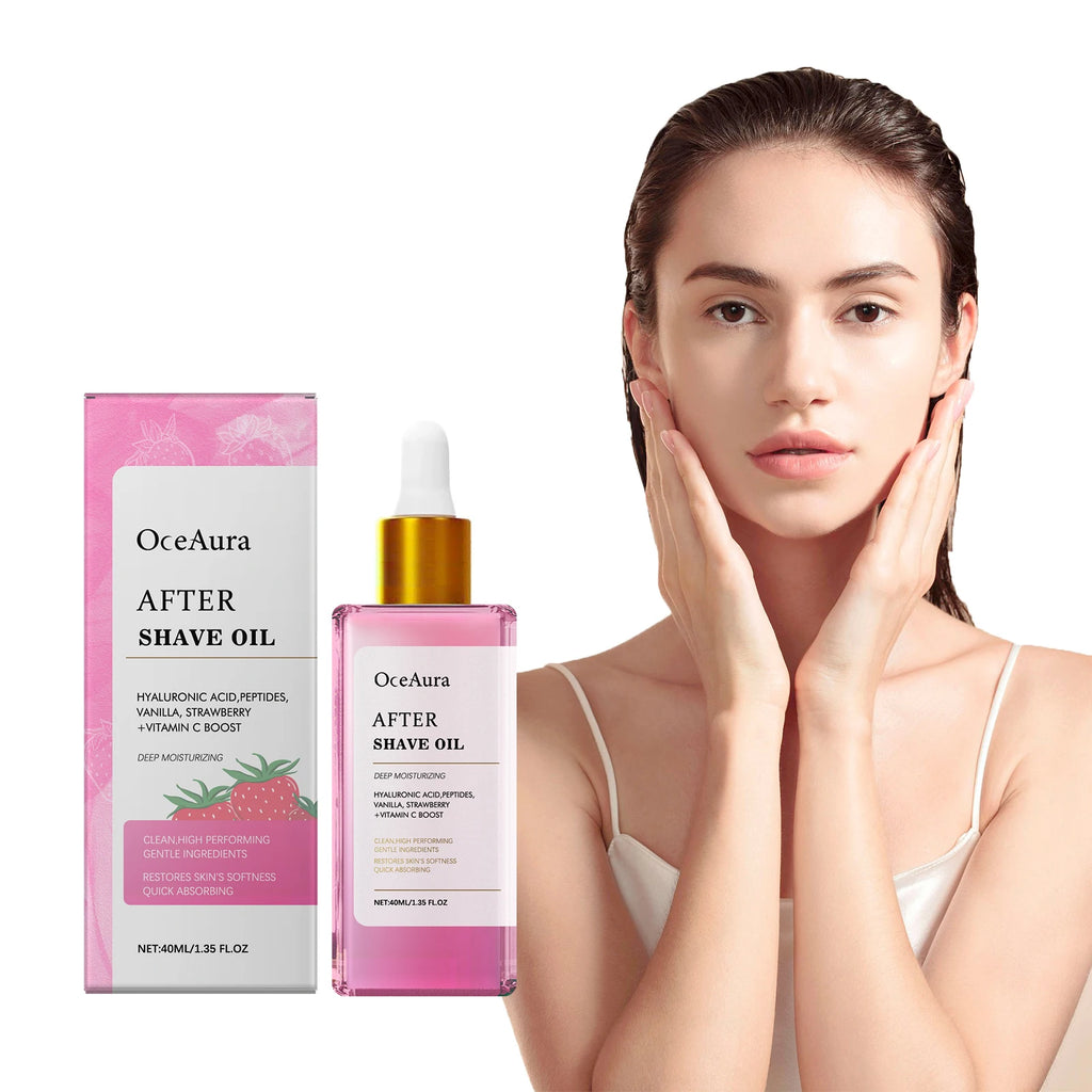 Strawberry Hair Removal Care Oil Hair Removal Soothing Moisturizing Nourishing Hyaluronic Acid Fast Absorb Body Care Oasis Select