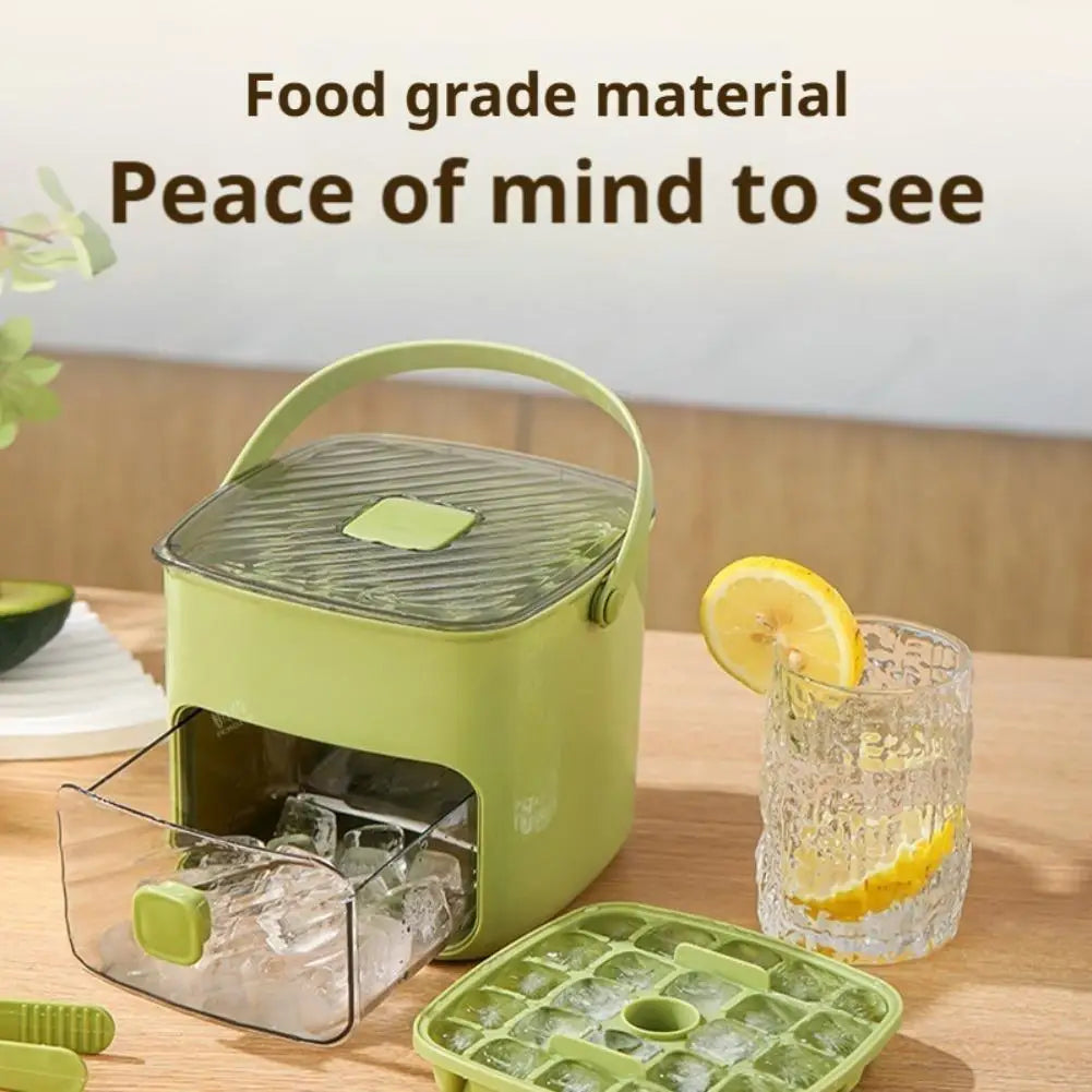 48 Grid Ice Cube Bucket Tray Reusable Refrigerator Ice Maker One-touch Easy Release Homemade Ice Cube Tray kitchen Accessories Oasis Select