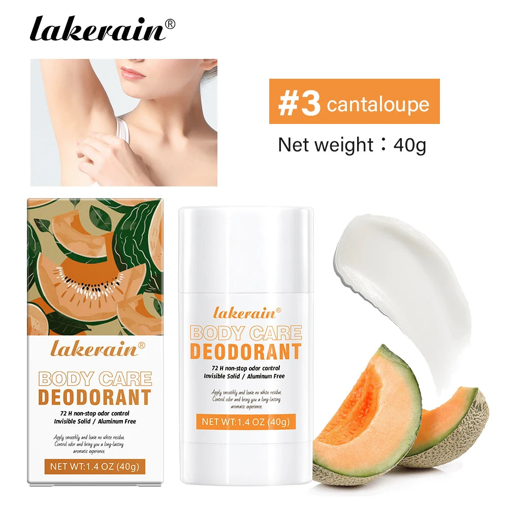 Long-term Fresh Fragrance Whole Body Deodorant Body Balm Deodorant For Men &Women To Remove Body Odor 72 Hours Of Odor Control Oasis Select 3 cantaloupe