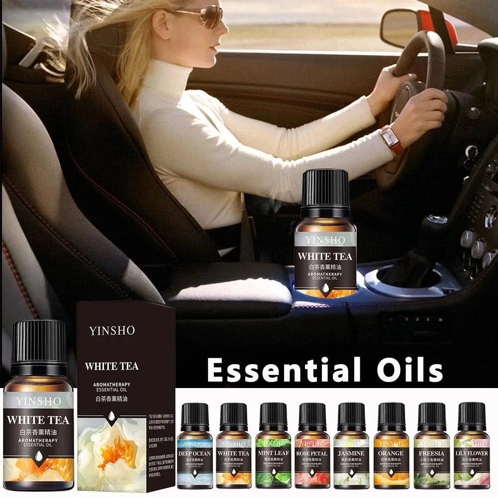 2025 NEW 10ml Essential Oils For Aroma Diffuser AirHumidifier Home Water-soluble Lavender Car Air Fresheners Perfume Refill Oasis Select
