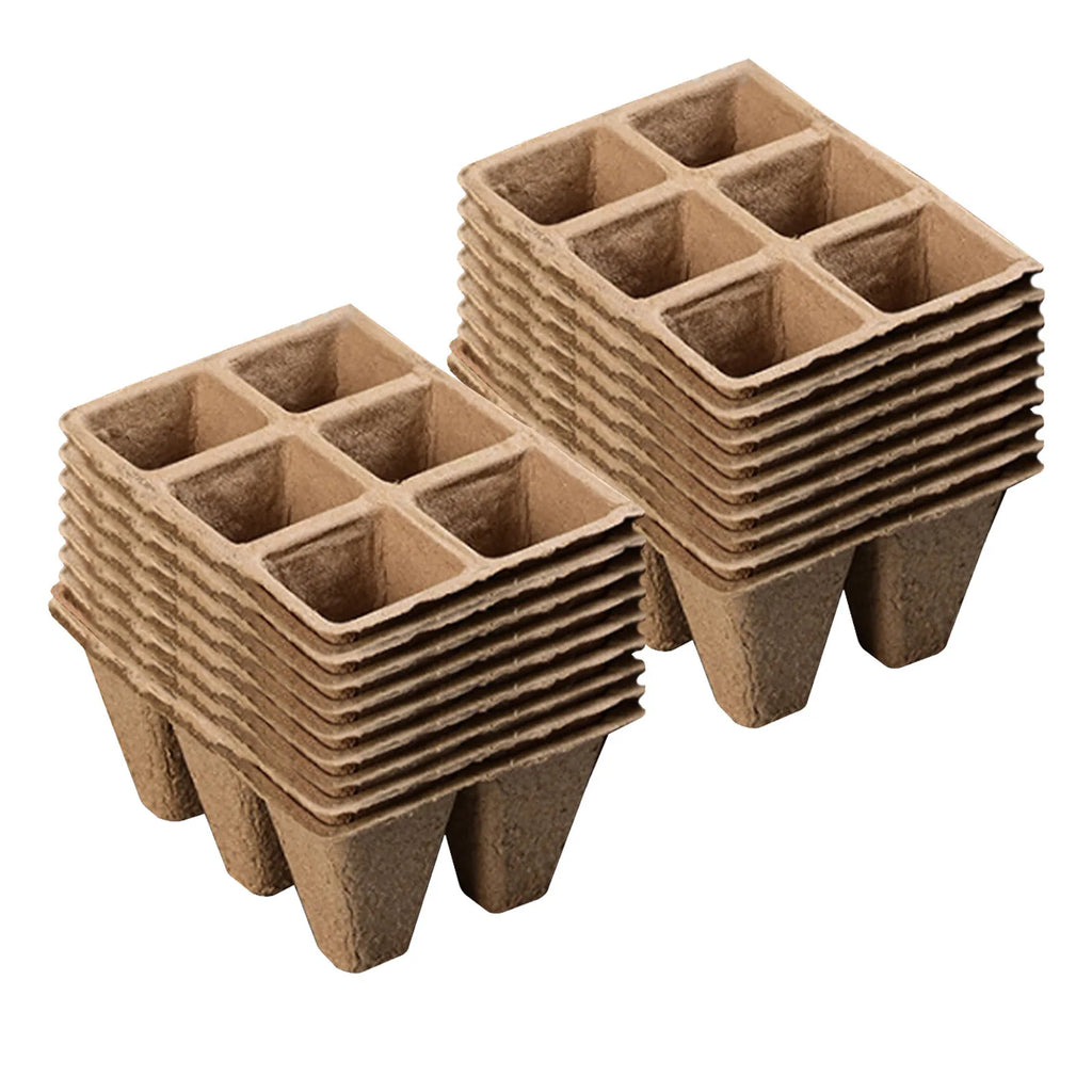 10/20Pcs Biodegradable Seed Starter Peat Pots Seed Growing Tray Planting Seed Tray Kit for Garden Grow Box Supplies Nursery Cup Oasis Select 20pcs