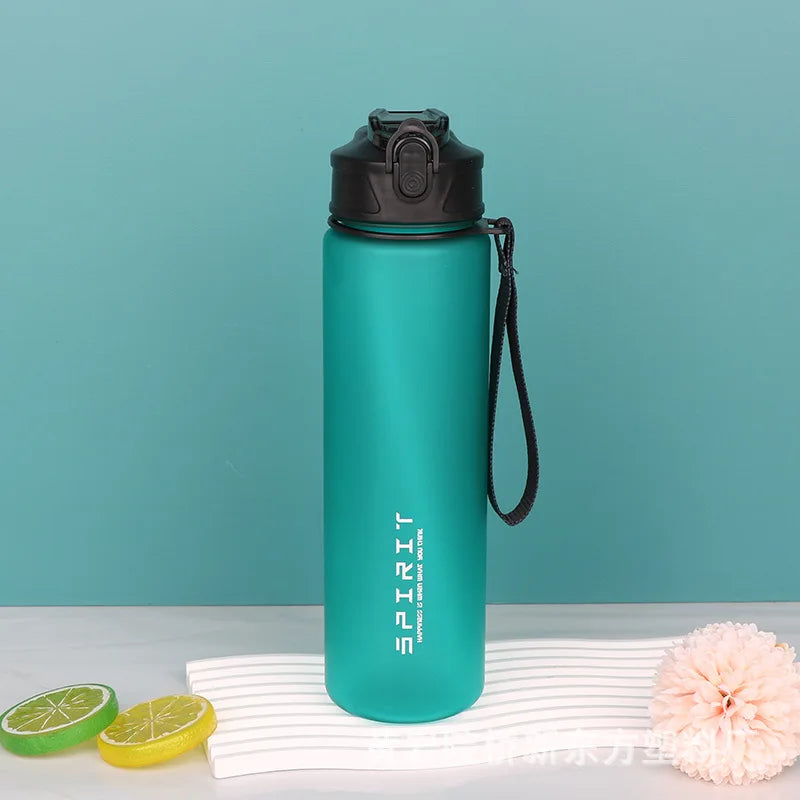 780/1000ml Plastic Water Bottle for Drinking Portable Sport Tea Coffee Cup Kitchen Tool Kids Water Bottle for School Transparent Oasis Select Green-750ml 750-1000ml