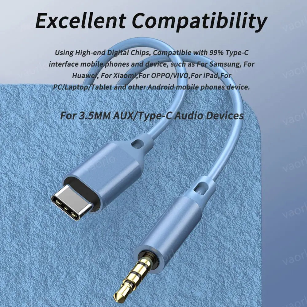 Digital Chip Wired Earphone 3.5mm AUX/Type C 9D HiFi Surround Heavy Bass In-Ear Headsets For Samsung Huawei Xiaomi OPPO iPad PC Oasis Select