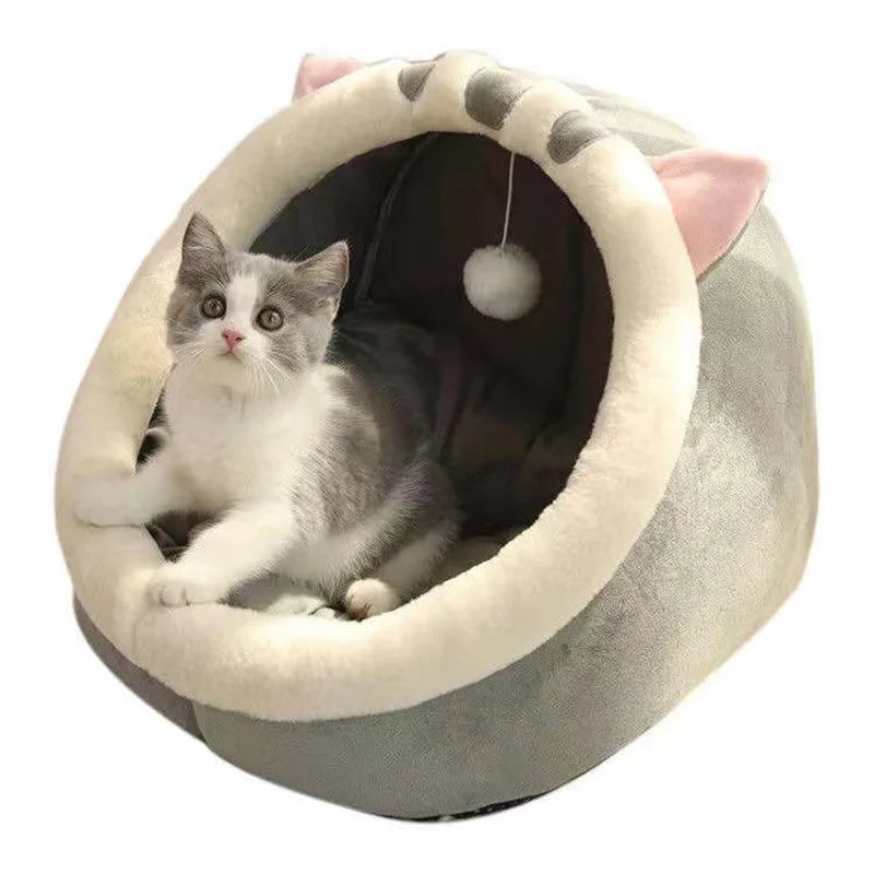 Pet Mat Removable and Washable Cat Nest Dog Kennel Four Seasons Universal Rabbit Nest Warm Cat Nest Sleeping Cat House Toy Oasis Select
