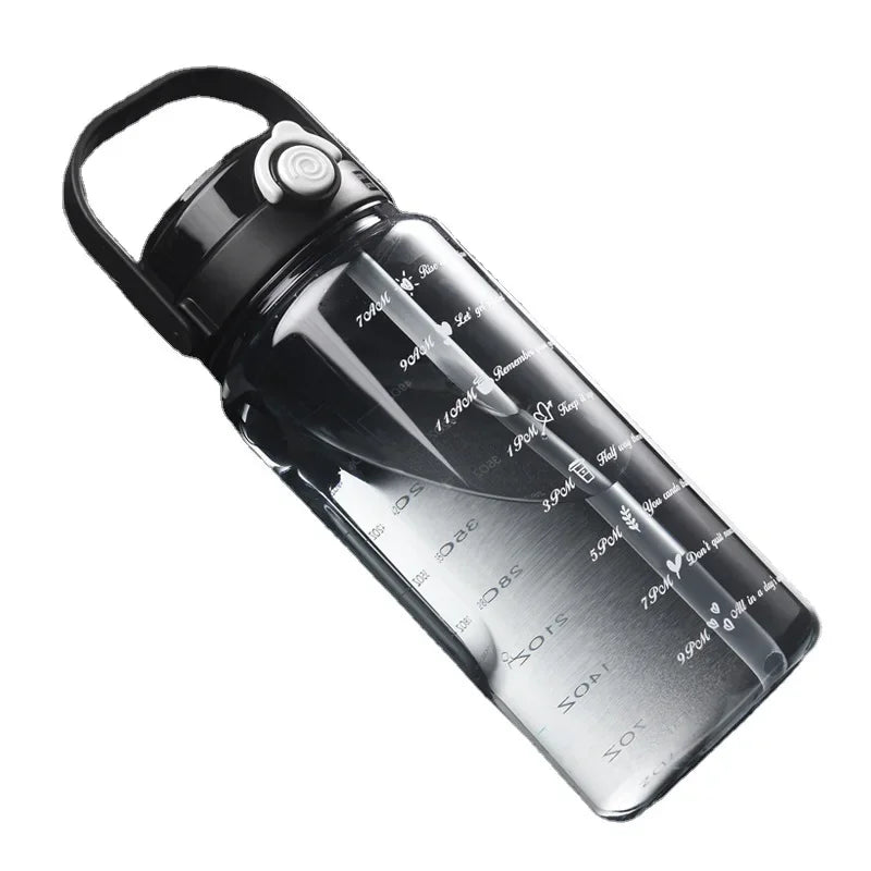 1.5L Sports Water Cup With Straws & Handle BPA-Free Leak-Proof Portable Water Bottle Large Capacity Plastic Straw Water Cup Oasis Select