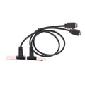 50cm USB 3.2 Front Panel Header Type-E To USB-C Type C Female Connector Extension Wire Cable TYPE-E Baffle Cable Oasis Select A2