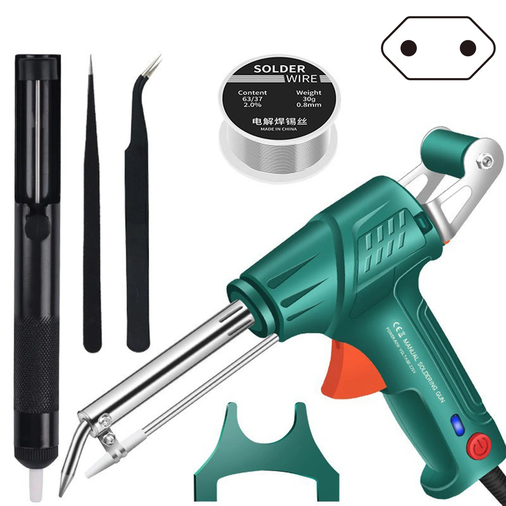 60W Electric Soldering Iron Gun – Auto Tin Feed & Fast Heat