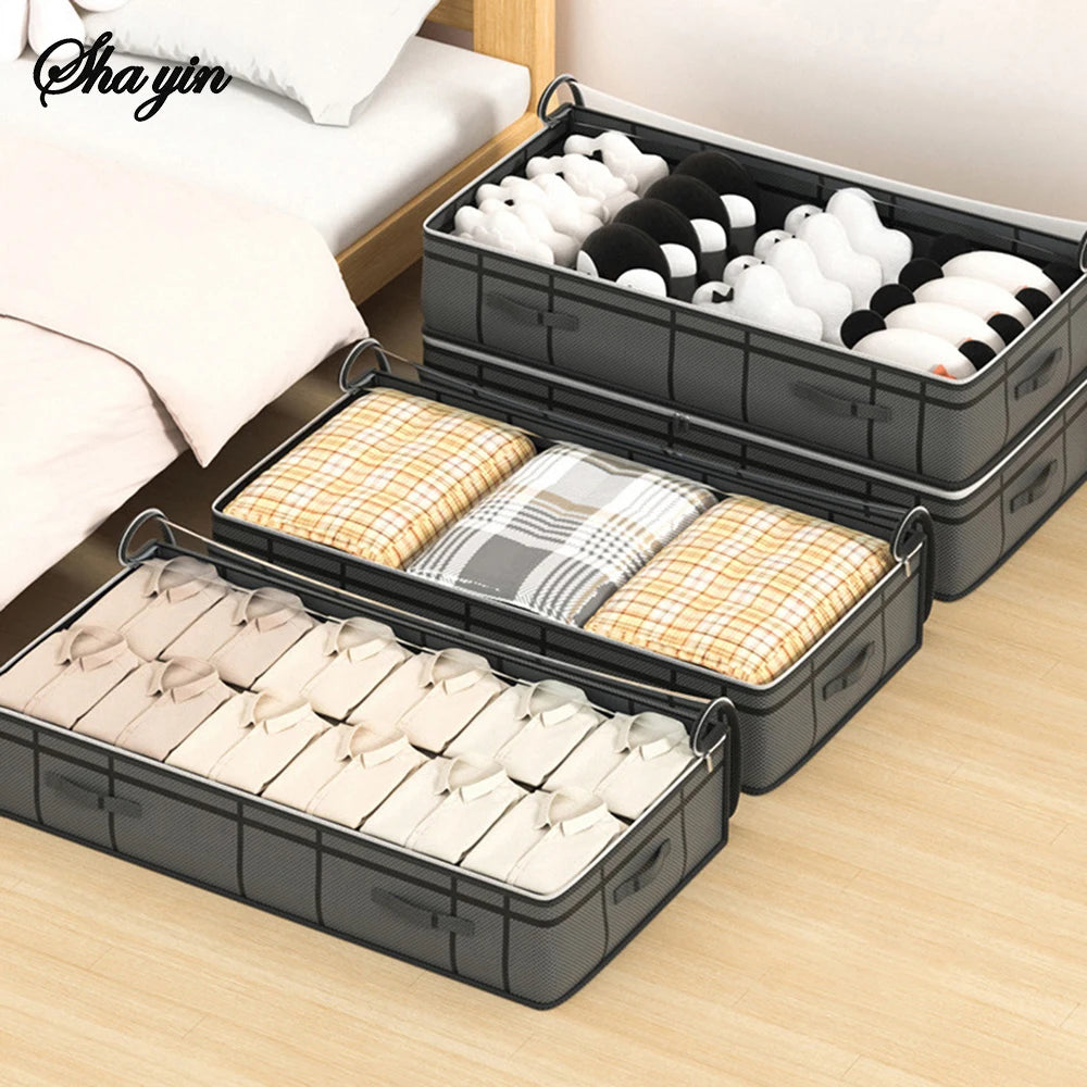 Foldable Non-Woven Under-Bed Storage Bag | Large Capacity