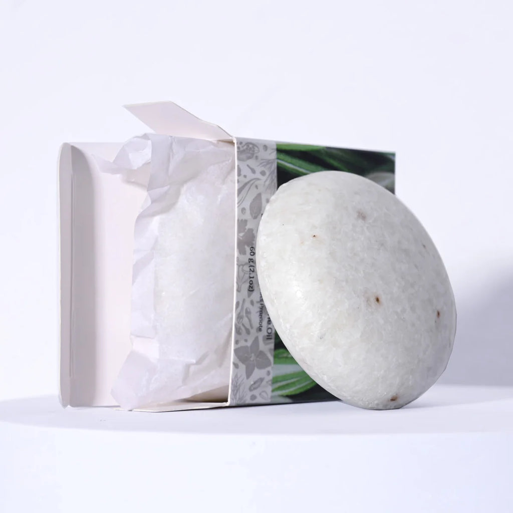 Rosemary Essential Oil Shampoo Soap Bar – 60g Natural Herb