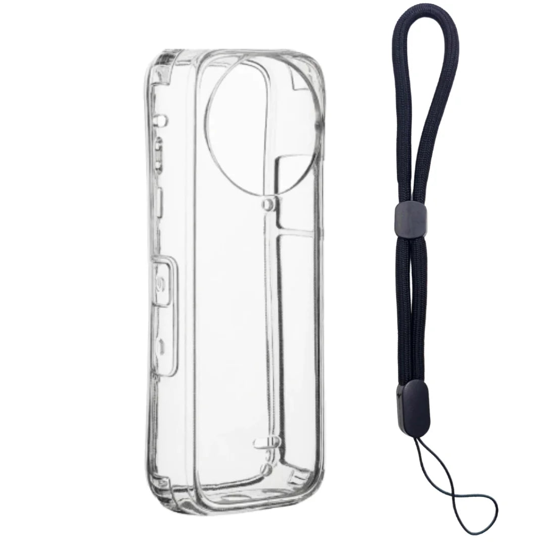 Insta360 X5/X4/X3 Transparent TPU Protective Case & Lens Cover