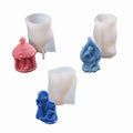 Nativity Silicone Candle Mold – 3D DIY Religious Craft Mold