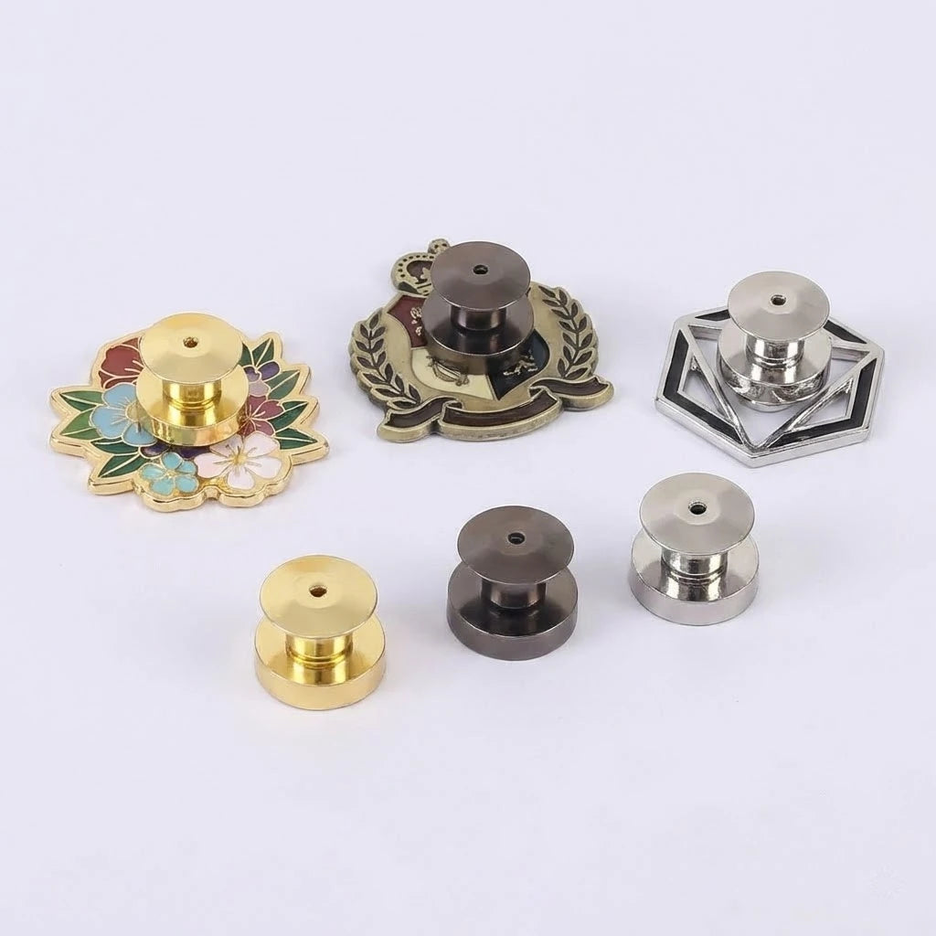 5Pcs Brooch Pin Convert to Refrigerator Magnets Buckle Badge Back Strong Magnetic Metal Needle Buckle Convenient DIY Accessories Oasis Select