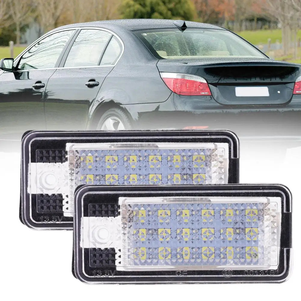 18 SMD LED License Plate Lights for Audi A3 A4 A5 A6 Q7 – 2 Pack