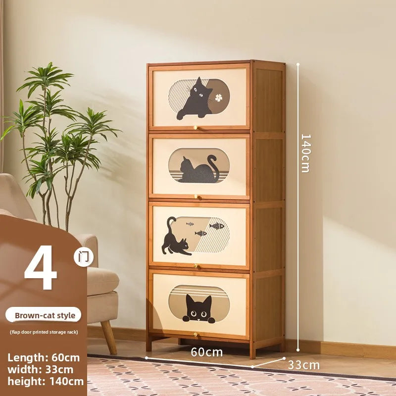 Bookcase integrated whole wall combination full wall bookcase display cabinet locker bookshelf against wall solid wood cabinet Oasis Select Brown 4-60