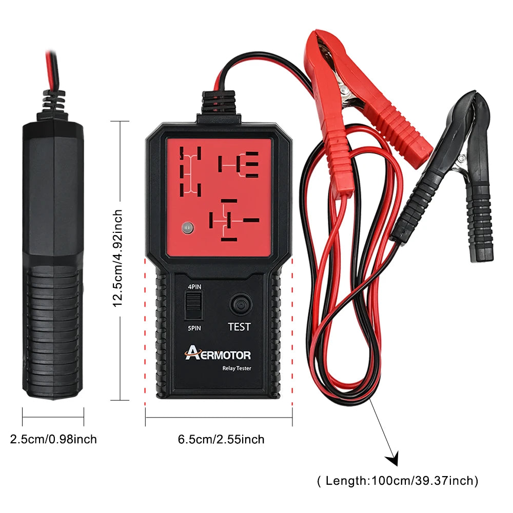 Aermotor 12V Car Relay Tester – Automotive Diagnostic Tool Automotive Relay Tester Oasis Select