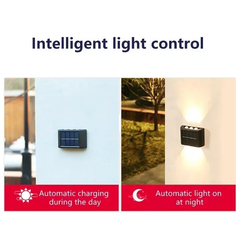 Super Bright COB Solar Wall Lamp Outdoor IP65 Waterproof Solar Powered Light Garden Garage Yard Decoration Outside Sunlights Oasis Select